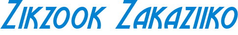 Zikzook Zakaziiko